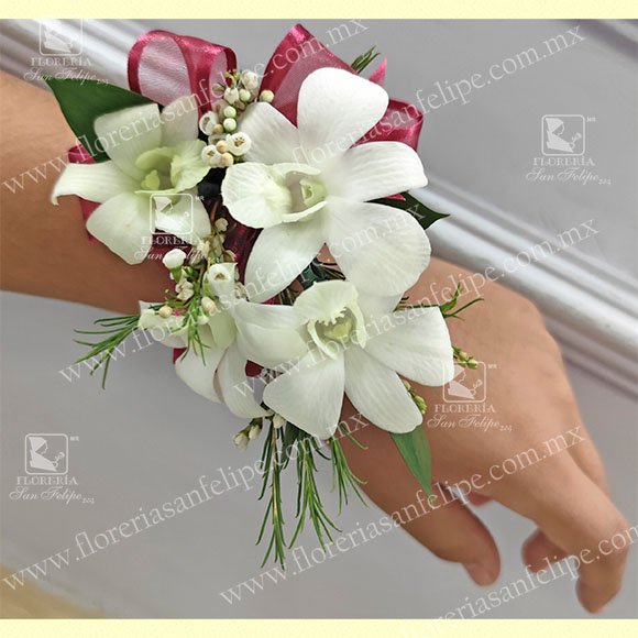 Corsage de Pulso con Miniorquídea